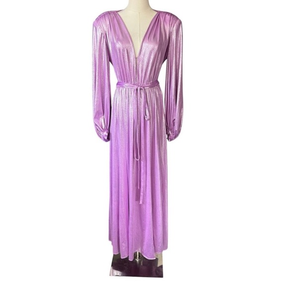 Bronx & Banco Zoe Lilac Maxi Gown Dress - Picture 3 of 6